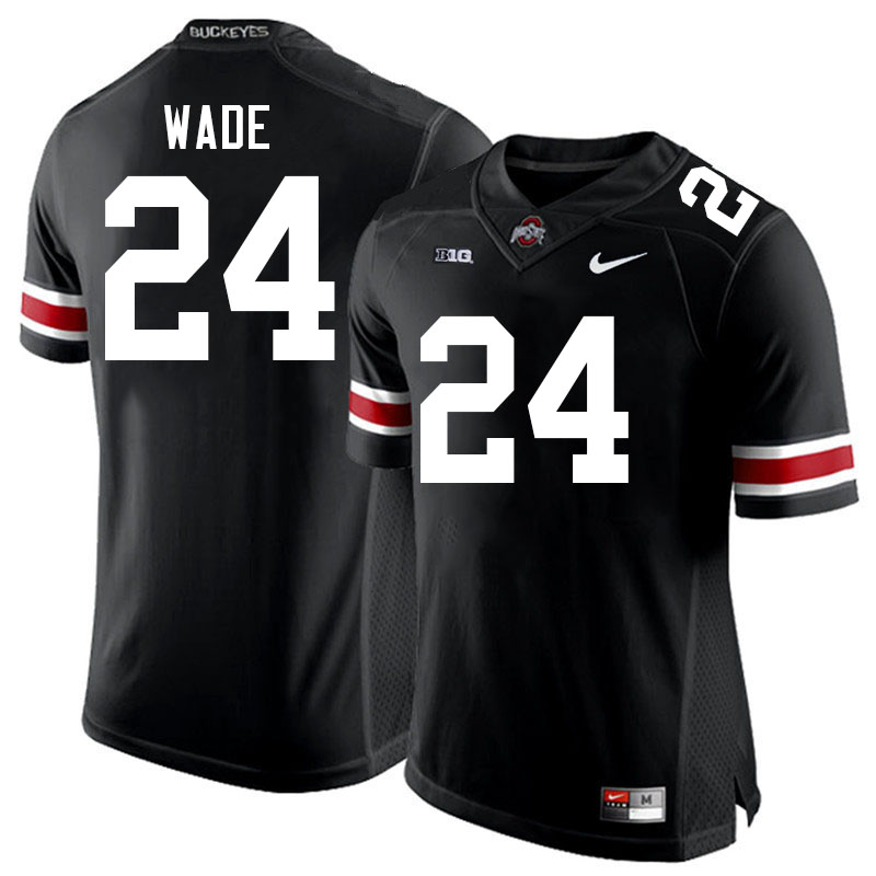 #24 Shaun Wade Ohio State Buckeyes Jerseys Football Stitched-Black